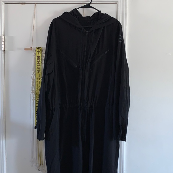 BIOROMPER BLACK HOODED JUMPSUIT UNISEX XL - Picture 7 of 9